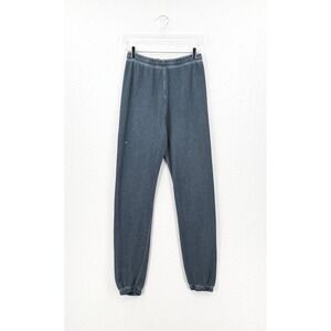 SAINT Joggers Women Large Blue Mineral Wash High Rise Drawstring Waist Sweatpant